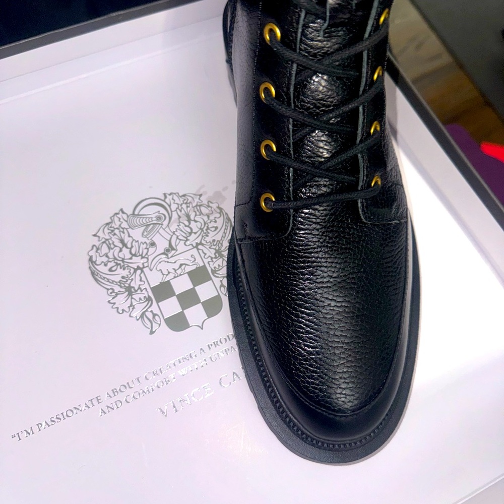 Vince Camuto leather boots- Brand New